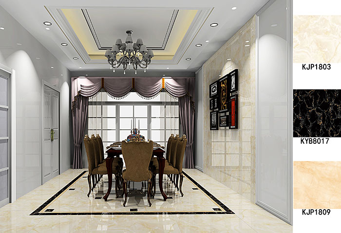 陶瓷一線品牌金艾陶瓷磚歐式風格裝修鑒賞